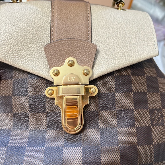 Louis vuitton CREAM DAMIER EBENE CLAPTON BACKPACK Prestine Consition - Picture 5 of 7